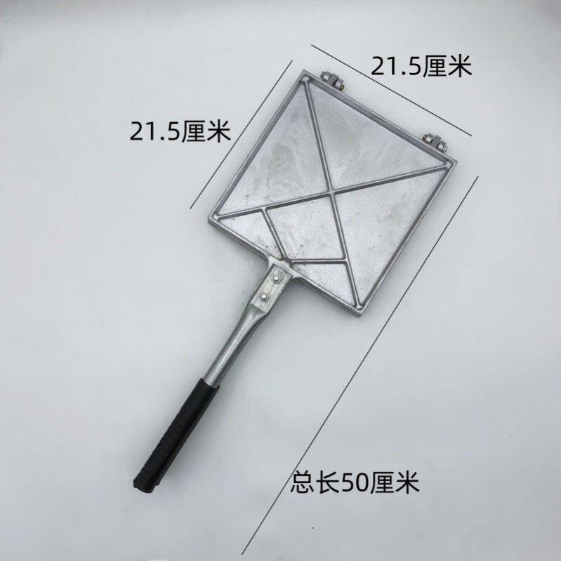 老式手工蛋卷机纯铝加厚脆皮机模具鸡蛋卷蛋卷夹家用配方