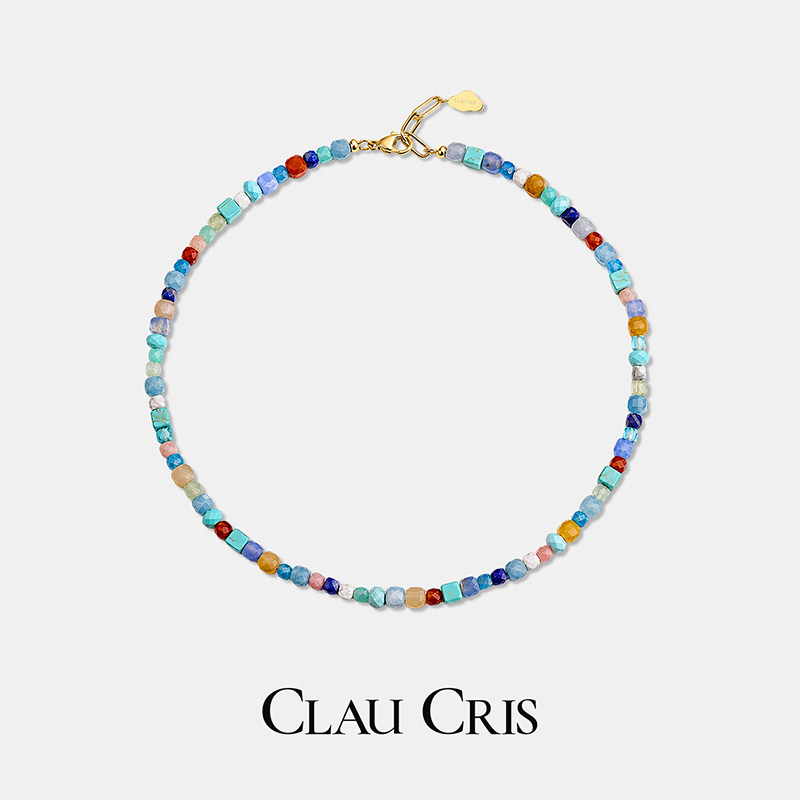 ClauCris蓝色自由之石女款项链