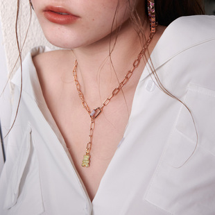 MONACO项链女款 apm 轻奢小众设计感高级锁骨链送女友 新年礼物