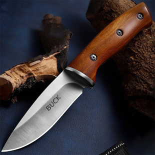 蒙族手把肉小刀锻造刀蒙古吃肉刀牛排刀藏族手扒肉刀水果刀送皮套