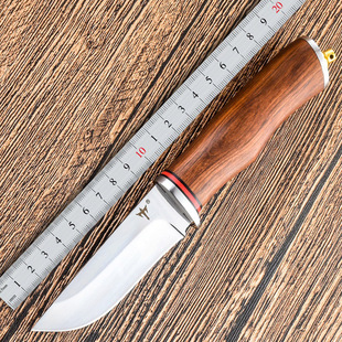 手把肉刀吃羊肉刀野外野营不锈钢多用小刀水果刀锻打手扒肉烤肉刀