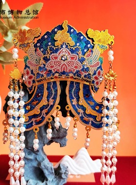 南京博物馆文创凤冠冰箱贴明孝陵朱元璋马皇后文创礼物旅游纪念品