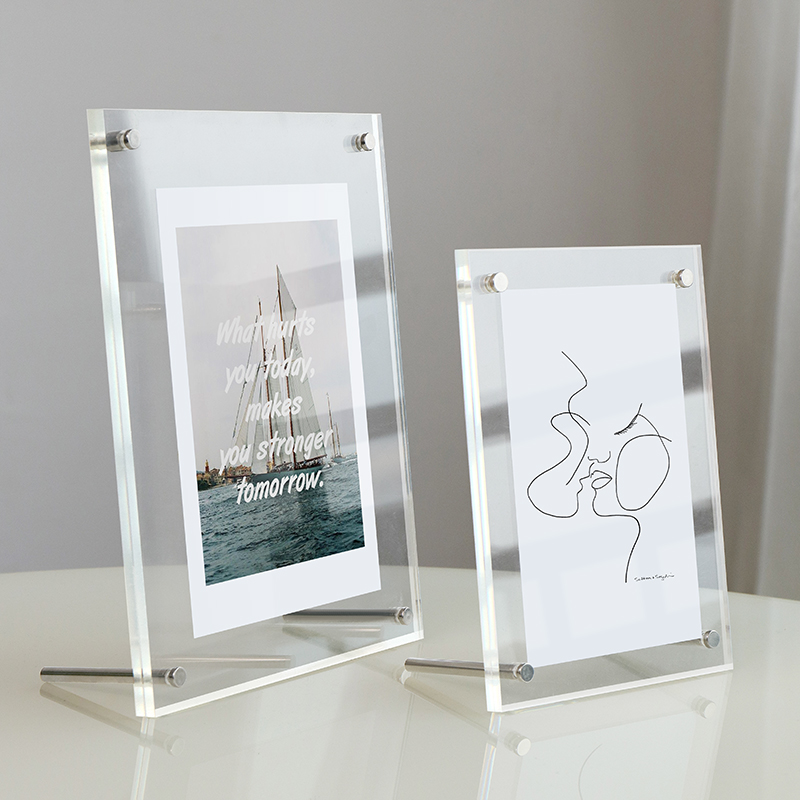 亚克力相框摆台空框挂墙高级感