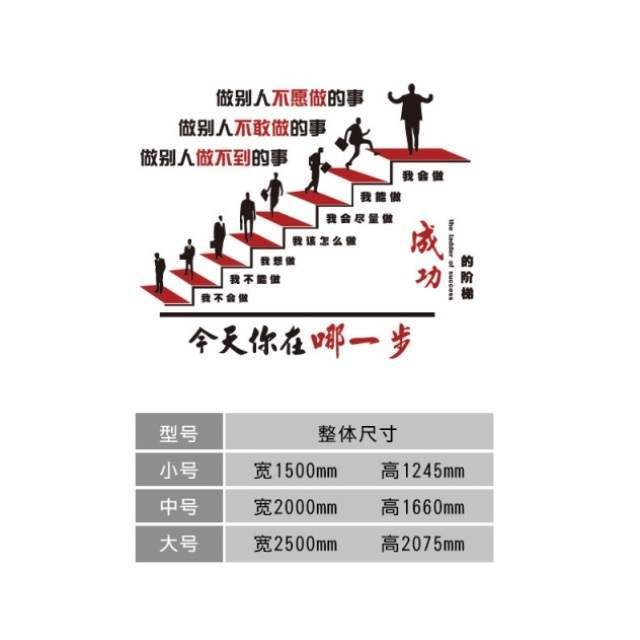 努力加油励志墙贴团队激励口号标语装饰贴墙面2020