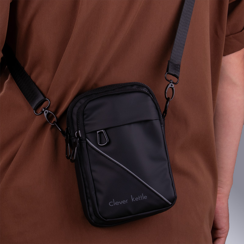 斜挎包男大容量迷你单肩包手机包