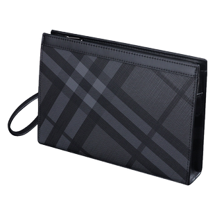 手包男手拿包男士夹包大牌手抓包男款休闲奢侈品大容量格纹潮男包