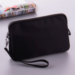 新款手包男款帆布手拿包男手腕包男士夹包休闲大容量牛津布手抓包