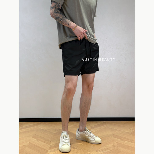AUSTINBEAUTY【夏岸晚风】轻薄凉感休闲短裤男夏季透气沙滩裤