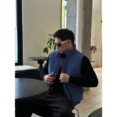 AUSTINBEAUTYU【极简主义】锦纶优富棉通勤百搭口袋马甲