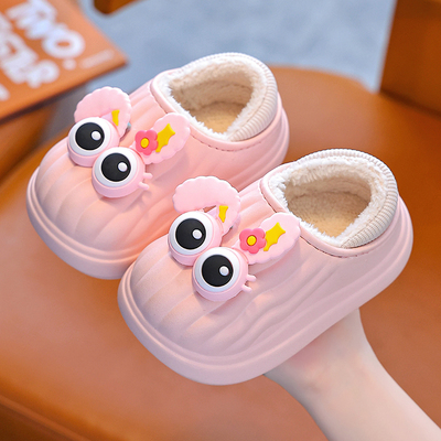 宝宝加厚保暖卡通棉鞋