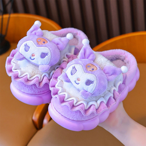 可爱卡通亲子款棉拖鞋