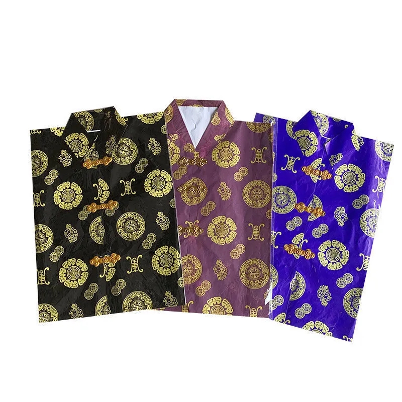 a1手工纸扎女士纸衣服单衣服套装裤子烧纸祭祀十一寒衣节纸衣裳