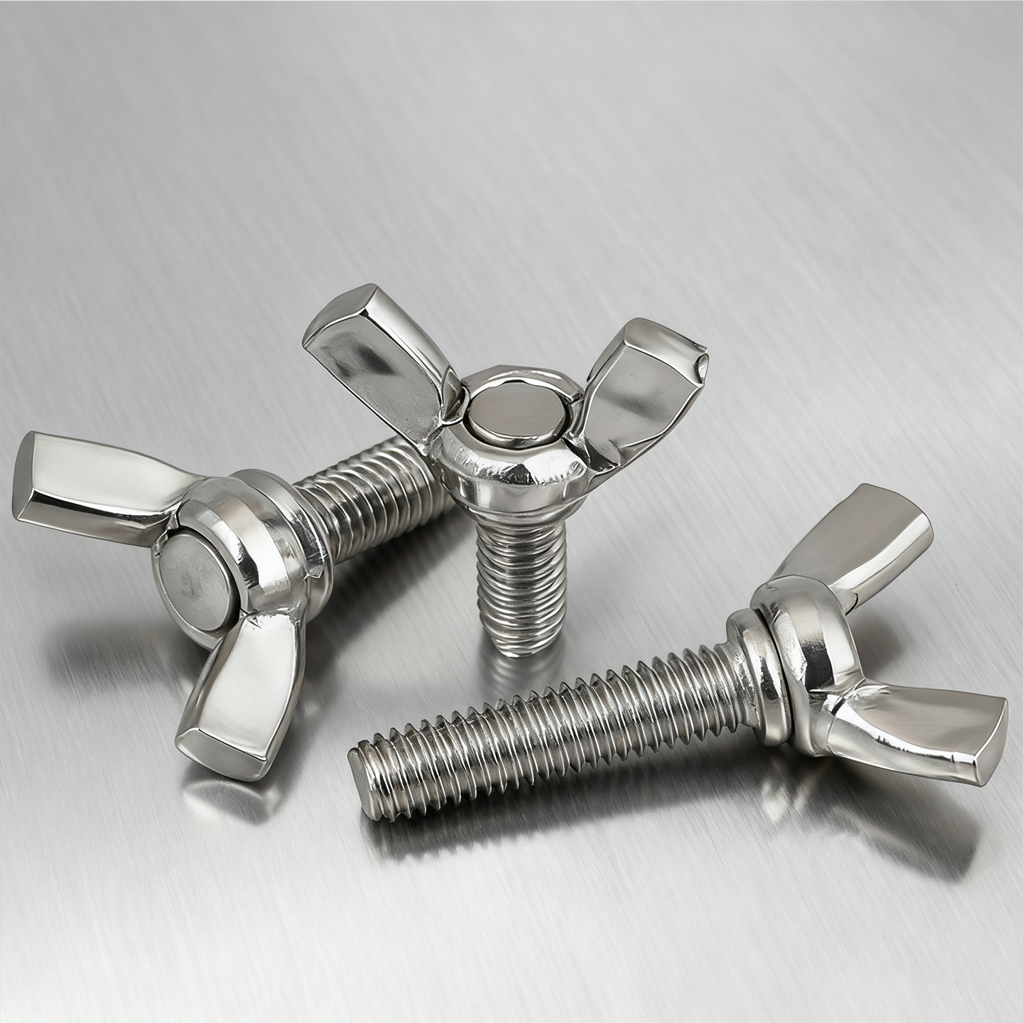 201不锈钢蝶形螺丝羊角手拧螺钉Y型元宝螺栓304手拧螺杆M5M6M8M10