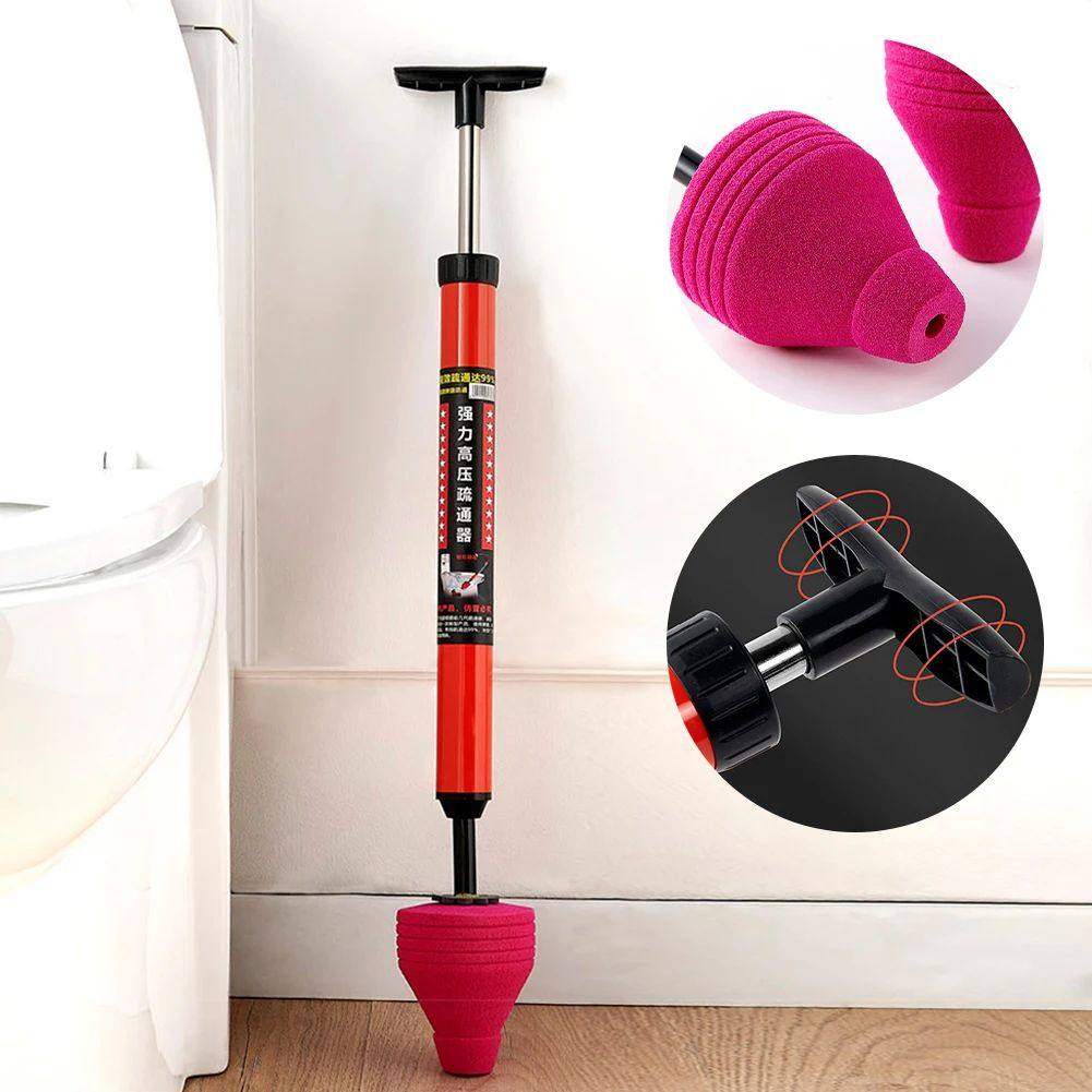 Unblock Toilet High Pressure One Shot Toilet Pipe Plunger Cl