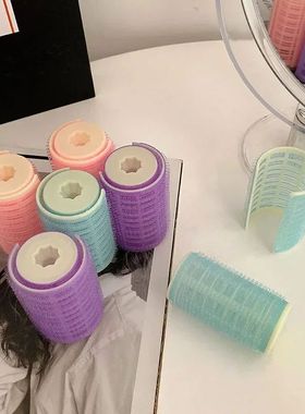 S/M/L Self-Grip Hook Hair Rollers Natural Bangs Fluffy Curle