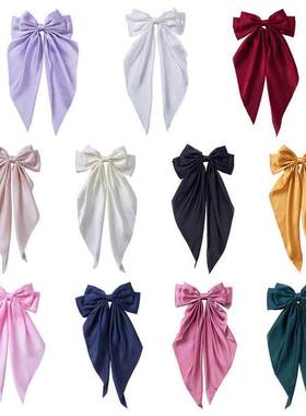 Red bow tie hairpin female Headband hair accessories clip