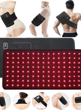 Newest 660nm /850nm Therapy Belt LED Red Light Infrared Body