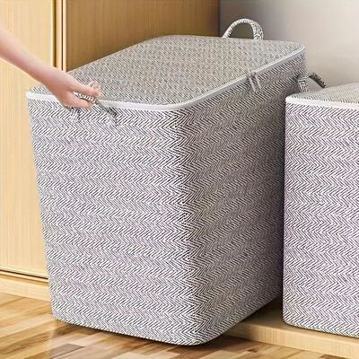 Extra Large Storage Box with Lid Modern Space Saving Design