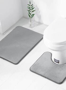 HouseHold batHroom carpet floor mat toilet floor mat flannel