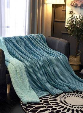 2023 Winter Couch Throw Sherpa Blanket Bed Fleece Coral