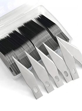 100/50pcs Metal Scalpel Knife Blades Engraving Knife Blades