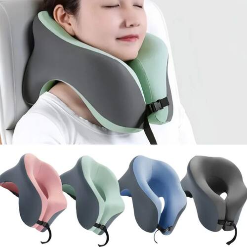 Portable U-shaped Travel Pillow Memory Foam Sleeping Pillows