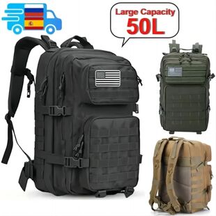 50L/35L/25L Tactical Backpack Men's Travel Large Capacity Ru
