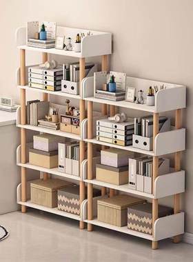 Simple bookshelf storag floor household multi-shelf bookcase