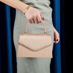 高级质感晚宴手提包大容量放钱包红包气质手拿包名媛手提小方包包