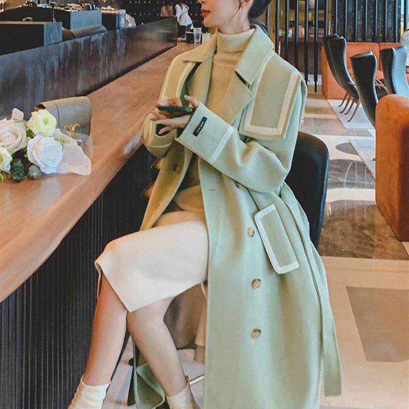 胖MM特大码300斤洋气赫本风毛呢大衣中长款秋冬季加厚宽松外套女2,女装/女士精品,时尚套装,淘宝优惠券,粉丝福利购,淘宝优惠卷