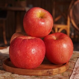 正宗陕西延安红富士苹果水果 野居