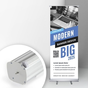 定制海報架PP紙鋁合金易拉架塑鋼易拉寶展架BANNER香港澳门台灣