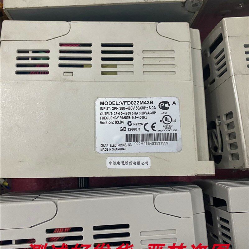 台达M系列通用型变频器VFD007/015/022M43B 三相380V 测试包好