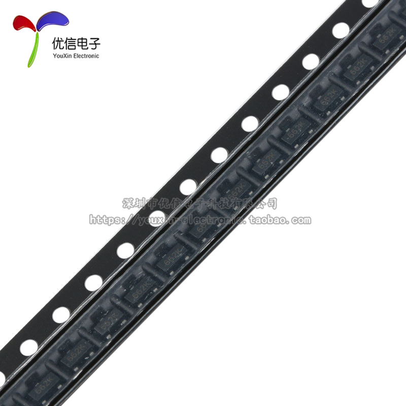 贴片 SOT-23 XC6206P332MR (662K) 3.3V 300MA 稳压芯片(20只)