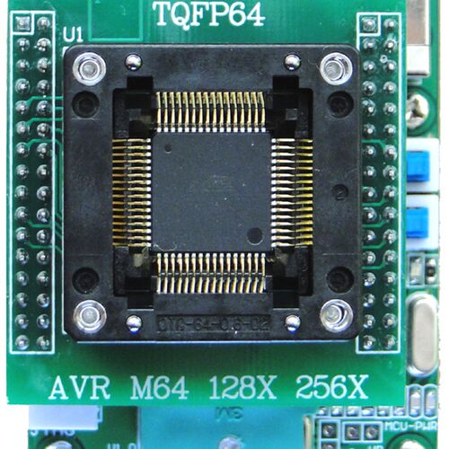 AVR ISP下载 烧录座 编程器ATMEGA8 16 32 64 128A attiny1634 13