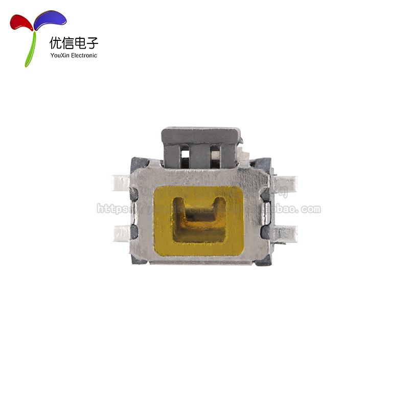 原装编带-中乌龟4脚带固定柱3.5*4.7贴片侧按轻触开关微动开关