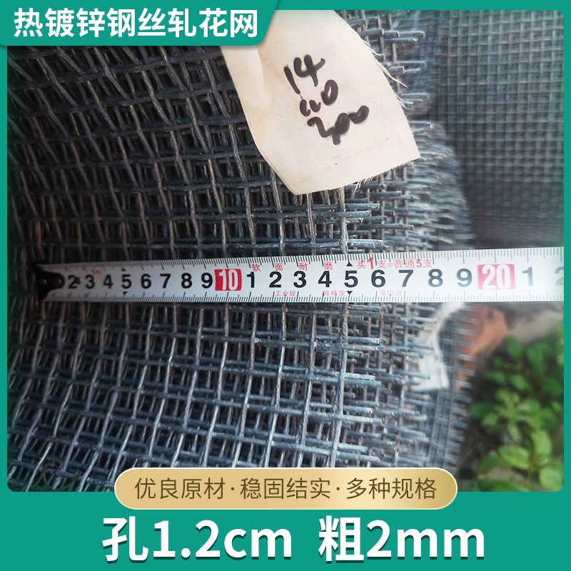 热镀锌钢丝网轧花网编织网筛网羊床猪漏粪网床养殖网围栏网格加粗