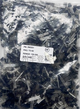 长电长晶三极管S9015 SS8550 8050 2N5401 5551 3904 3906铜脚92