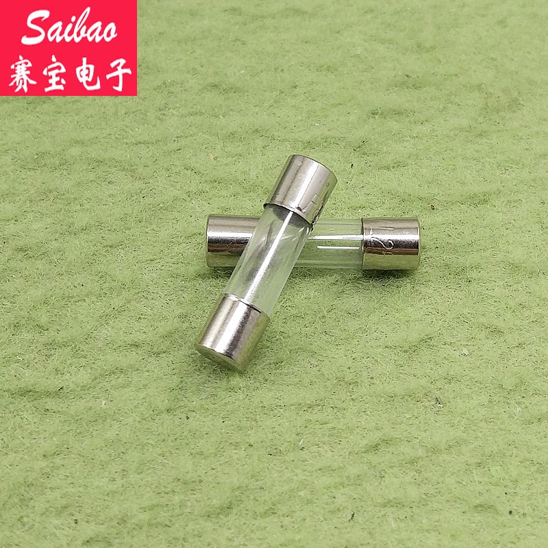 5*20 250V 6A 玻璃保险管 保险丝 (100只/包) 赛宝