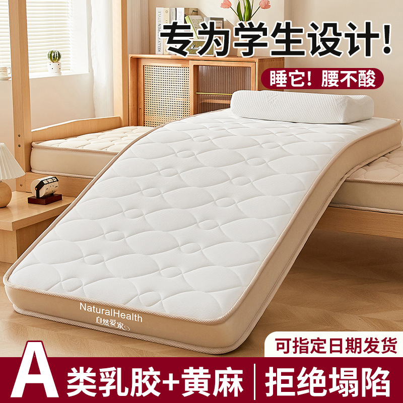 记忆棉乳胶床垫学生宿舍遮盖物