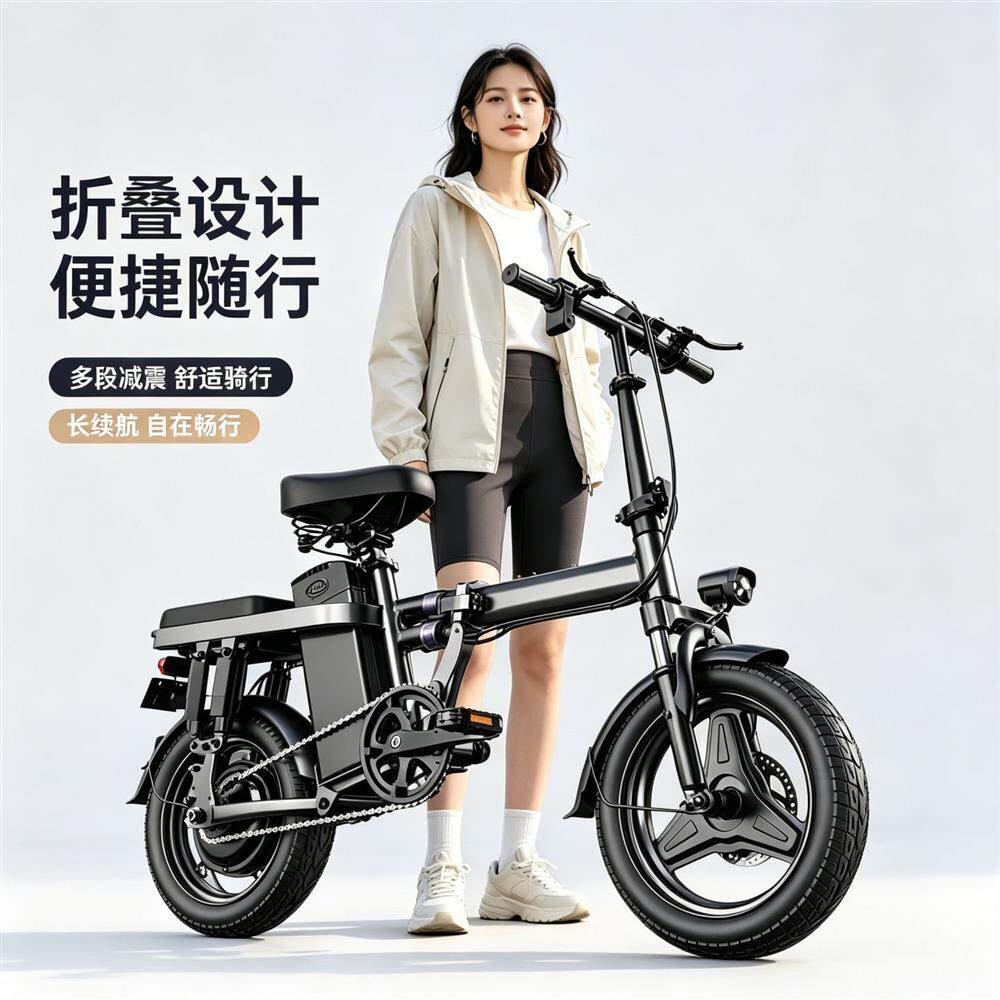 电动自行车成人代步车超轻便携迷你型可折叠款小型上班代驾滑板xx
