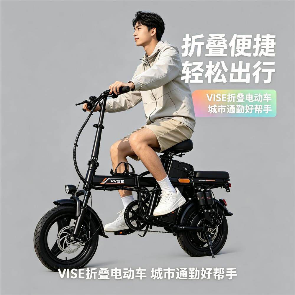 折叠电动车代驾小型便携电动自行车超长续航代步神器2026新款户外