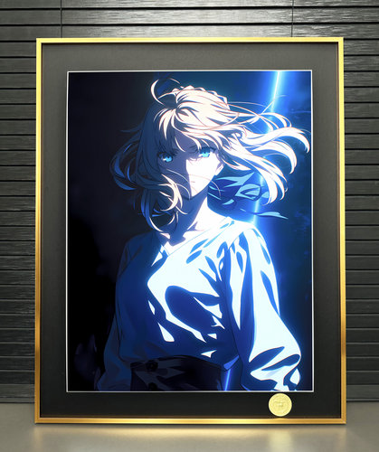 《剑气saber》阿尔托莉雅Fate亚瑟王装饰画