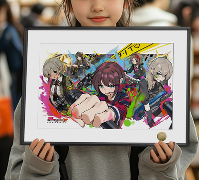 少女乐队的呐喊GBC井芹仁菜河原木桃香安和昴周边装饰画