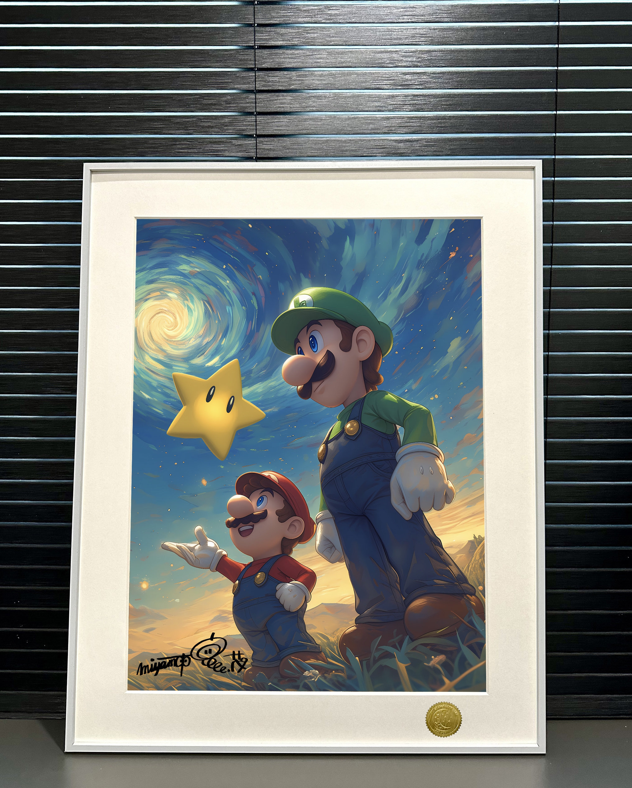 《马力欧兄弟》马里奥超级玛丽Mario任天堂装饰画