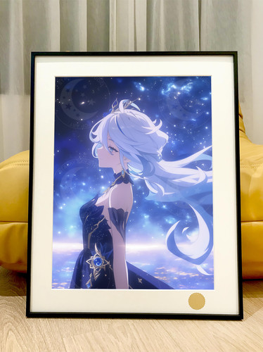 星空《水神芙宁娜》原神芙卡洛斯Furina动漫二次元装饰画