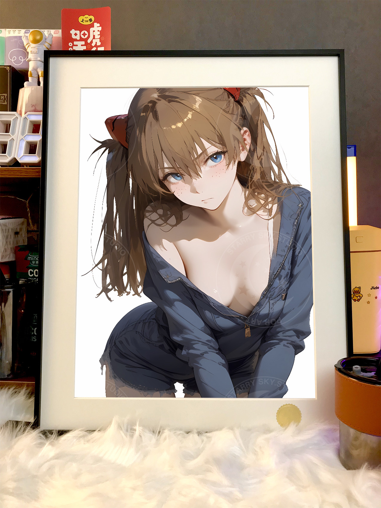明日香Asuka绫波丽新世纪战士初号机碇真嗣渚薰动漫装饰画