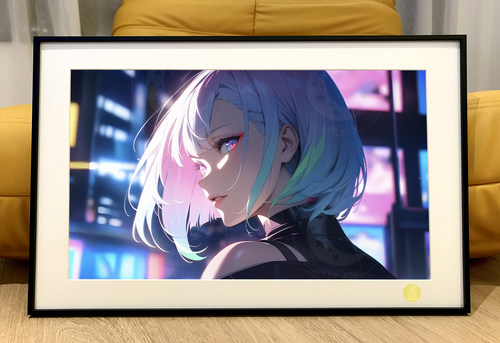 回眸露西Lucy赛博朋克边缘行者Cyberpunk马丁内斯动漫装饰画