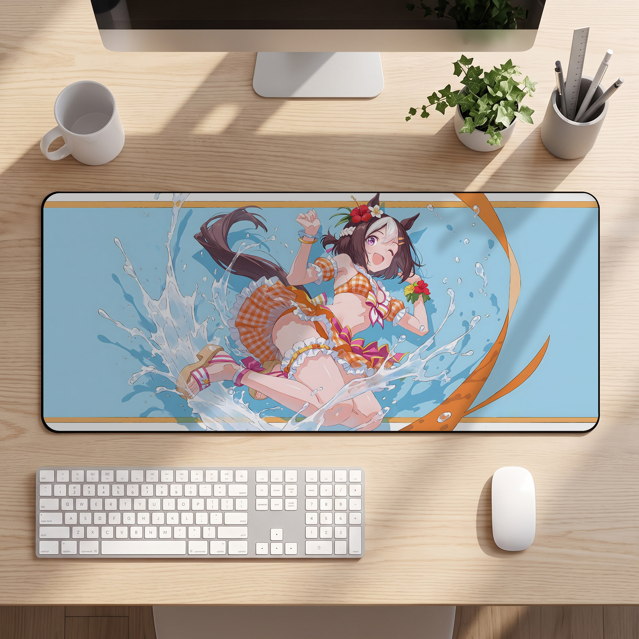 赛马娘动画特别周周边C位出道热血少女游戏鼠标垫电脑宿舍桌垫
