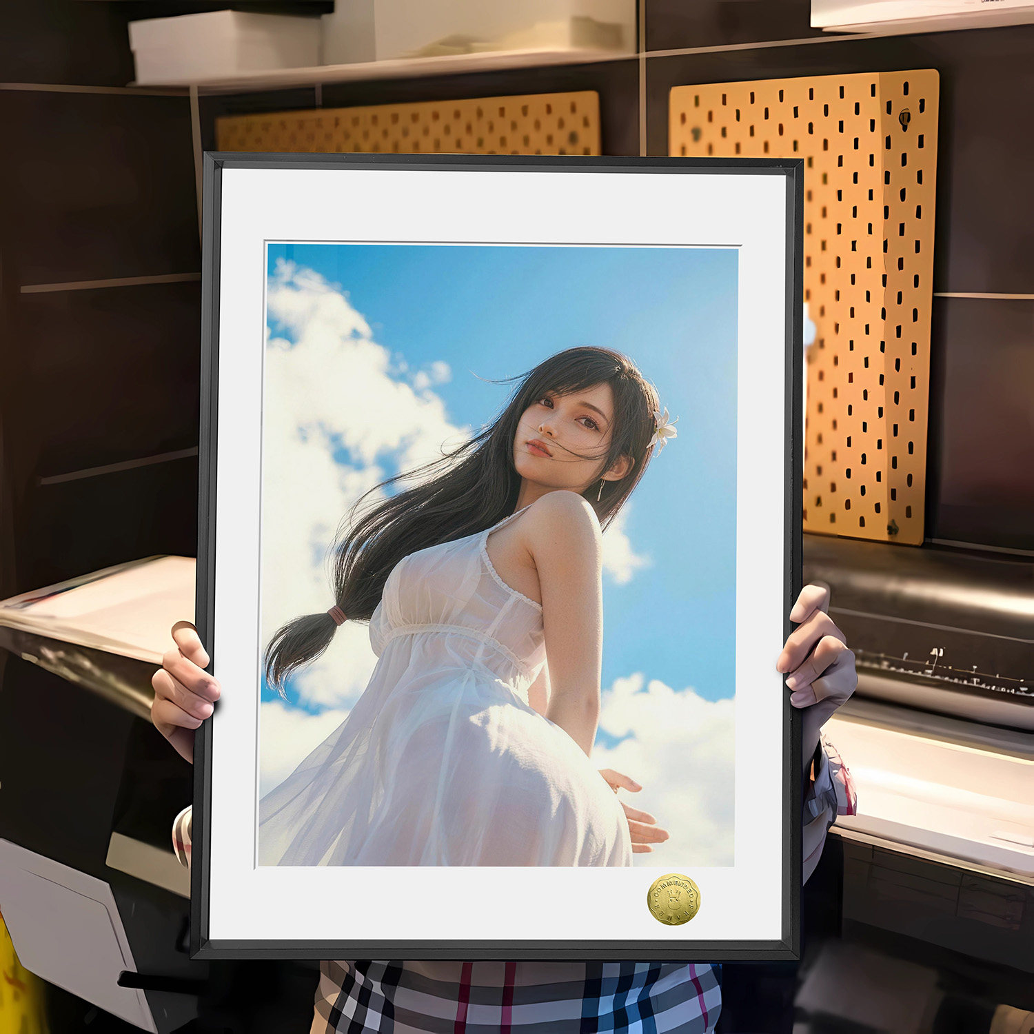 皇呱《夏日晴空蒂法》 最终幻想夏日晴空蒂法同人周边装饰画图片